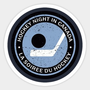 Retro Hockey Night in Canada - Rough Sticker